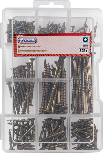 Gamme Connex uni. vis pz 245pcs - dp8500124