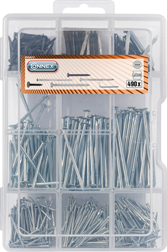 Connex assortiment de clous 490 pièces - dp8500127