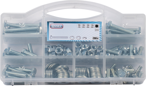 Gamme Connex de vis de réglage m8 280pcs - dp8500128