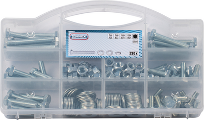 Gamme Connex de vis de réglage m8 280pcs - dp8500128