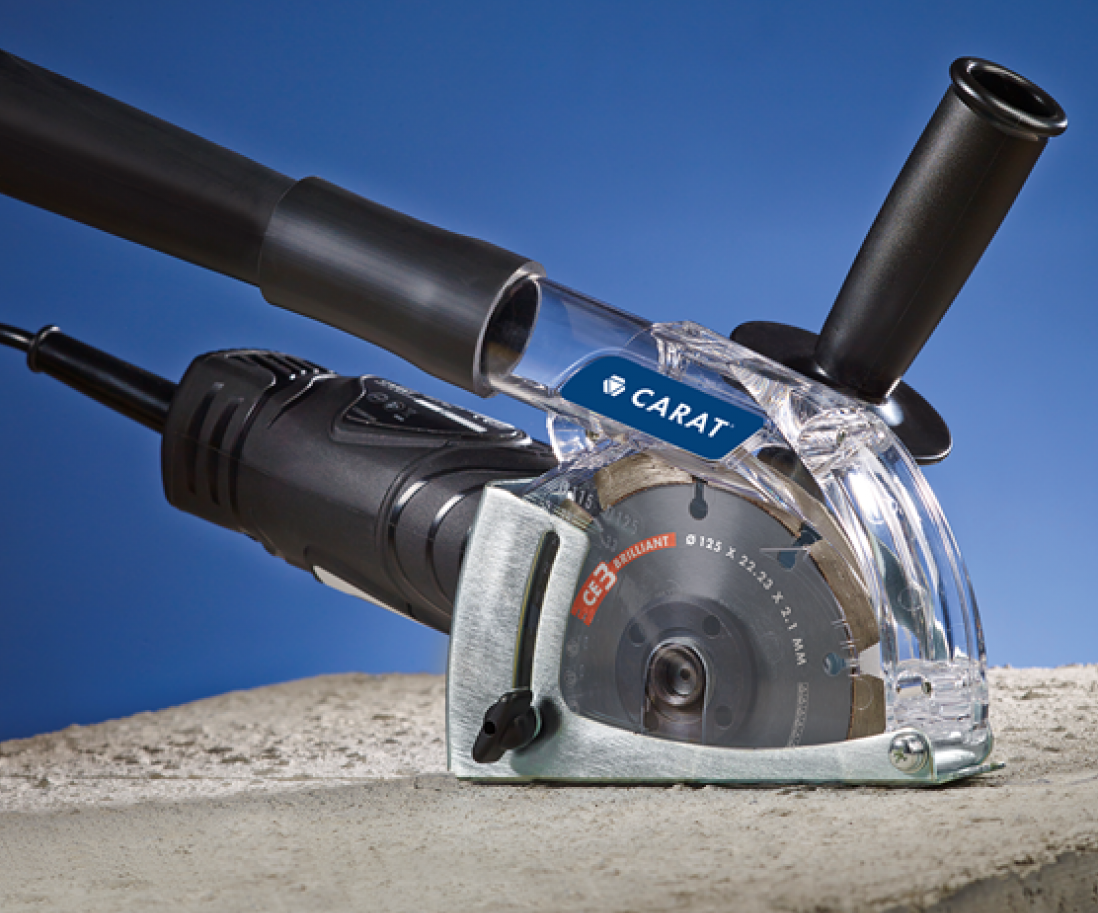 Carat dustprotect cache-poussière transparent meuleuse d'angle 125mm - dpz0100000