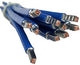 Fil 6qmm flexible 35cm bleu - 4000525