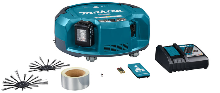 Aspirateur robot Makita drc200rt | 2x 18v | Batterie 5,0 Ah + chargeur rapide