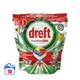 Dreft tablettes pour lave-vaisselle platine plus tout en un anti-mat citron 19 pièces