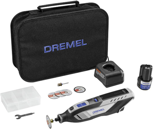Dremel 8250-5 Ensemble multi-outils avec batterie 12 V | y compris Batterie 2 Ah + chargeur - f0138250ja