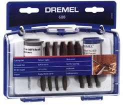 Accessoires Dremel Jeu de coupe 68 pièces (688) 2610925702 - 26150688ja