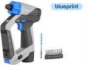Perceuse à vis 3 en 1 sans balais Dremel Blueprint 12 V DD12 | Batterie 12v 2.0ah + chargeur rapide + 9 embouts à vis - f013dd12ja - afbeelding 1