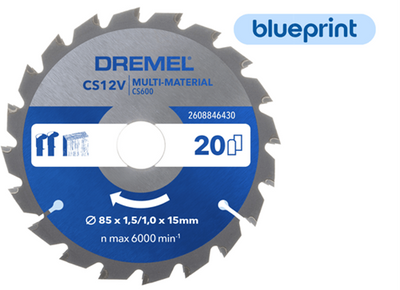 Lame de scie multi-matériaux Dremel Blueprint (cs600)