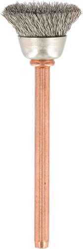 Brosse en acier inoxydable Dremel 531 - ø de travail 13,0 mm - 2 pièces