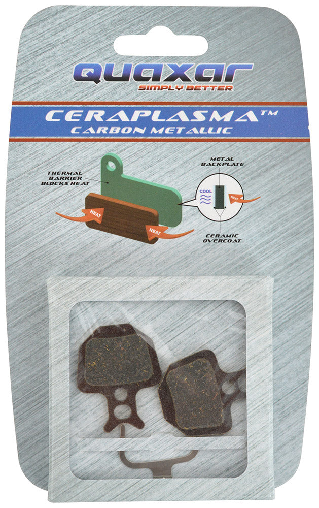 Plaquettes de frein à disque semi-métalliques Quaxar pour formule oro k18 k24