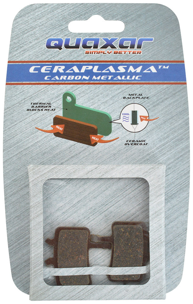 Quaxar avid juteux carbone 3 5 7 bb7 plaquettes de frein à disque semi-métalliques