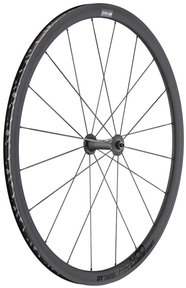 Paire de roues Dt Swiss Pr 1400 Dicut Oxic à pneu 32 mm