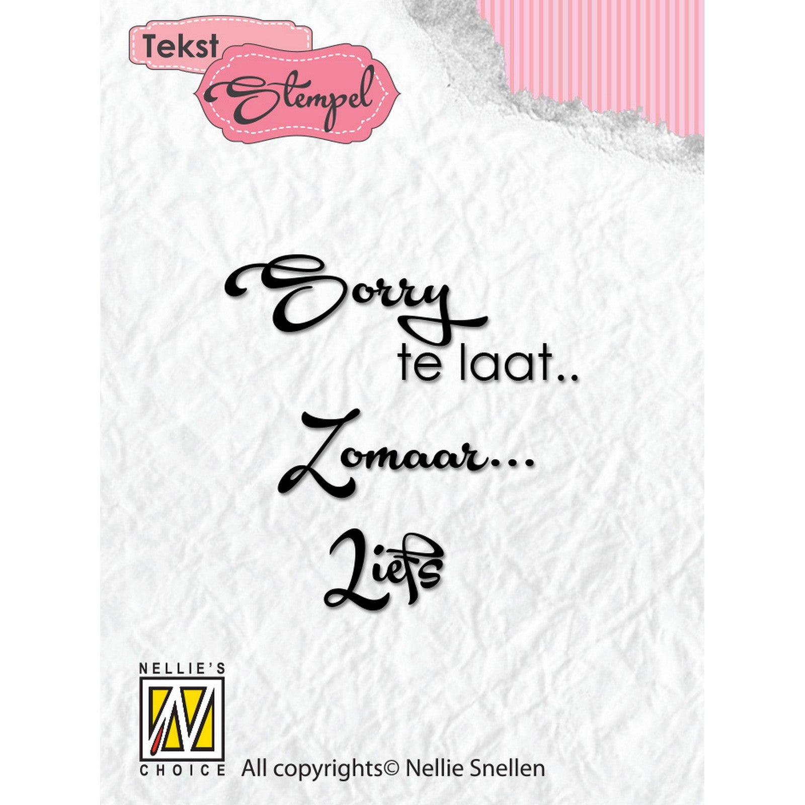 Le choix de Nellie • tampons de texte textes néerlandais-6
