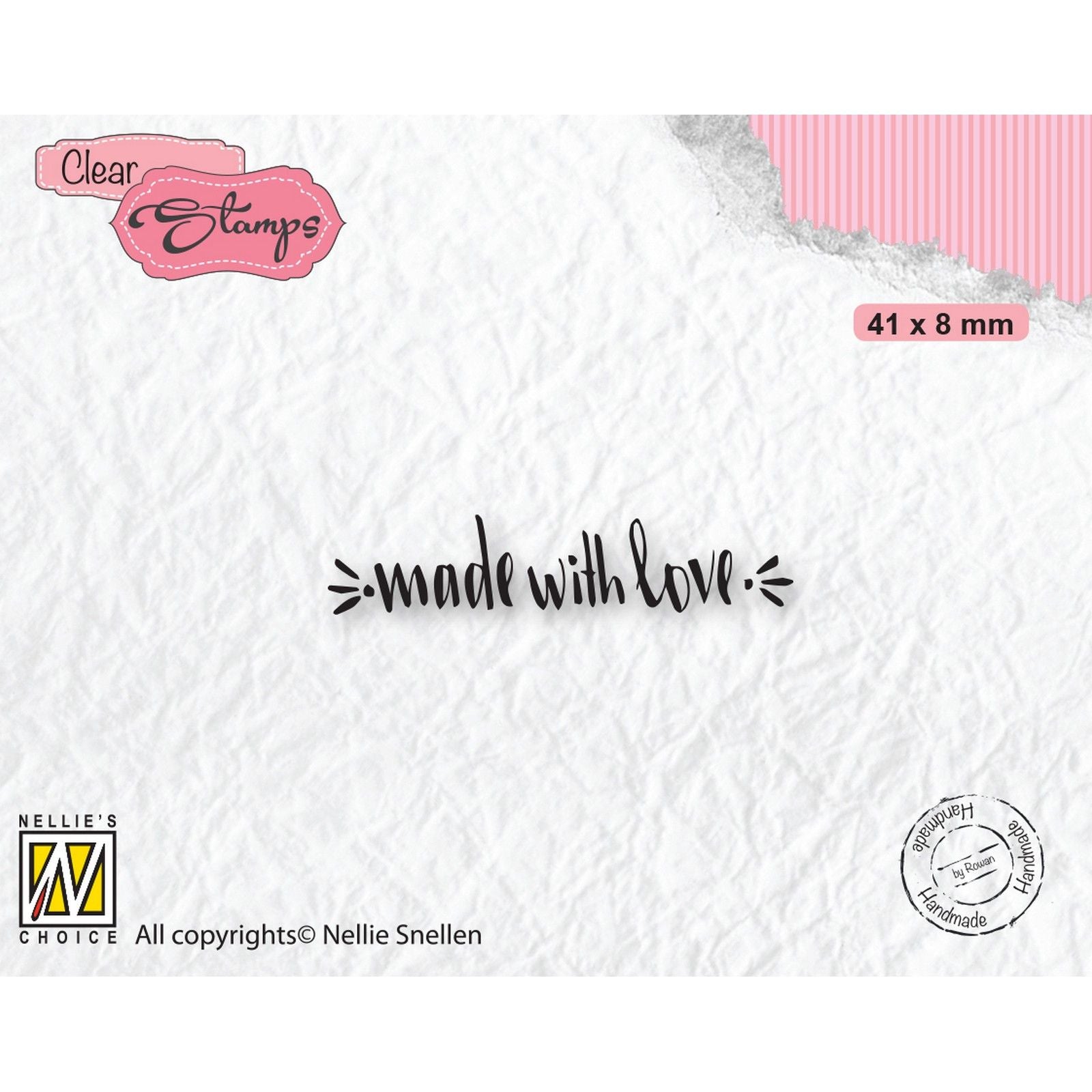 Le choix de Nellie • tampon transparent Dutch made with love