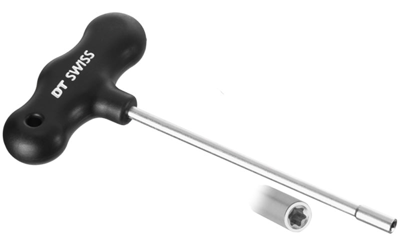 Clé à rayons Dt Swiss, poignée en T pour écrou Torx