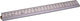 Règle pliante Memolon 1mtr 4 pièces plastique blanc