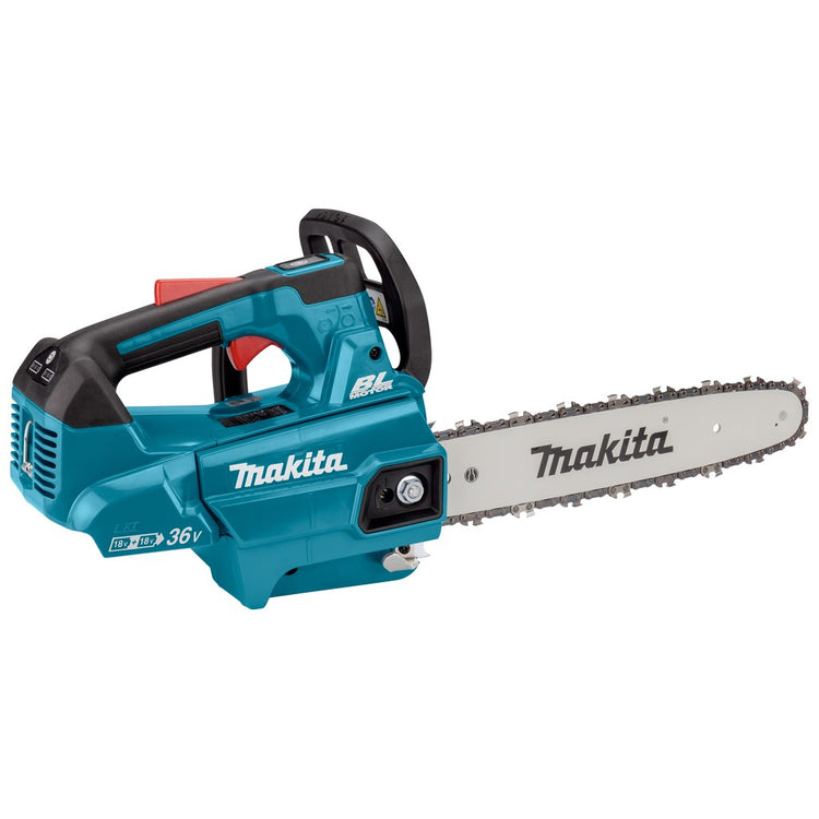Makita duc306pt2 | lxt 2x18 ms | tronçonneuse à poignée supérieure | 30 cm | Batterie 5,0 Ah (2 pièces) | chargeur rapide duo | en boîte - duc306pt2