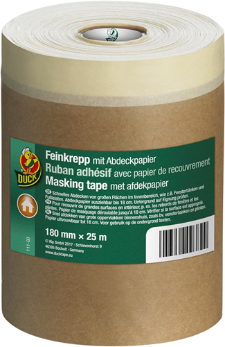 Papier de recouvrement de ruban de masquage de canard | 180 mm x 25 m - 20.501.37