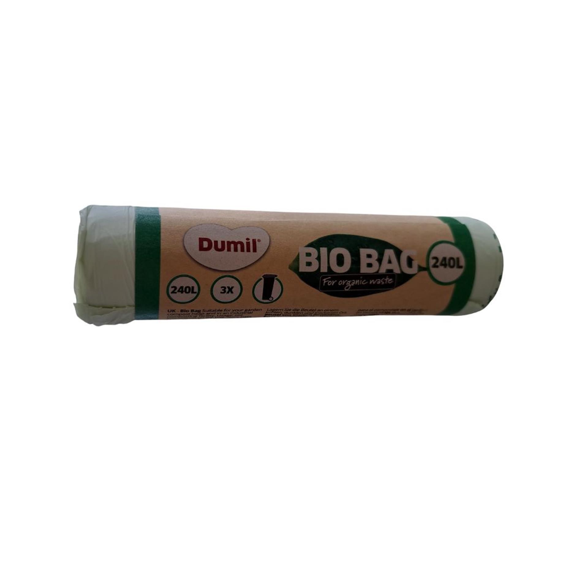 Sacs poubelle bio Dumil 240l 3 pièces