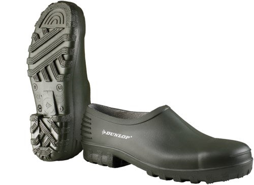 Dunlop 814v sabot de jardin chaussure en caoutchouc monocolore vert | vert | taille 45 - 8713197333197