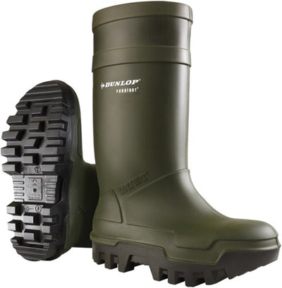 Dunlop c662933 thermo + purofort s5 full safety vert - taille 44 45 (uk10) - 15.032.047.10