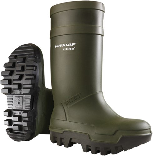 Dunlop c662933 thermo + purofort s5 full safety vert - taille 47 (uk12) - 15.032.047.12
