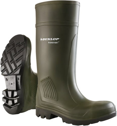 Dunlop d460933 purofort professionnel (non sécurisé) | vert foncé | taille 48 - 15.032.038.48