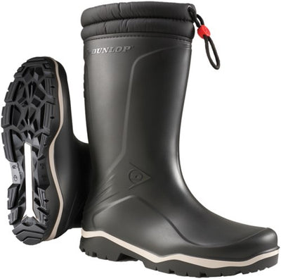 Dunlop k400061 botte d'hiver doublée blizzard pvc noir - taille 43 - 15.032.076.43