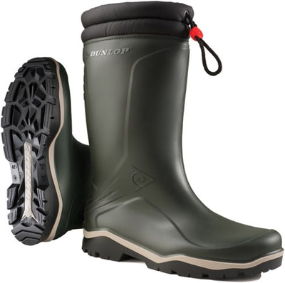 Dunlop k486061 botte d'hiver doublée blizzard pvc vert - taille 47 - 15.032.073.47