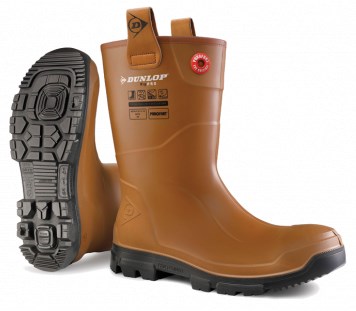 Dunlop lj2hr42 purofort rigpro s5 | marron | taille 40 - 8713197053231