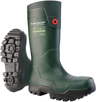 Dunlop lp8kl01 botte fieldpro thermo+ s5 | vert | taille 45 - 8713197054023