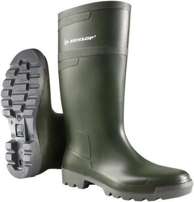 Dunlop w486711 bottines hobby pvc vert - taille 39 40 - 15.032.040.39