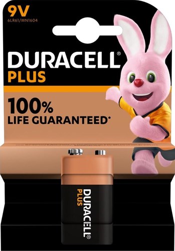 Duracell duracell plus power mn1604 9volts blister 1 - 3015040