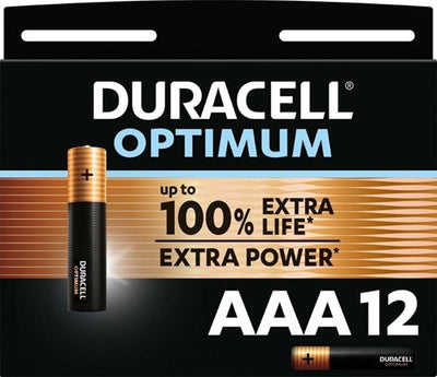 Pile Duracell optimale 200% aaa blister (12) - 3014014