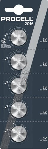 Duracell procell lithium | cr2016 | 3v | ampoule 5