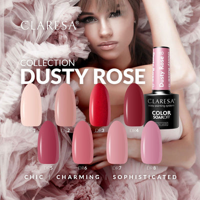 Claresa Claresa UV a conduit Gellak 5ml Dusty Rose 1