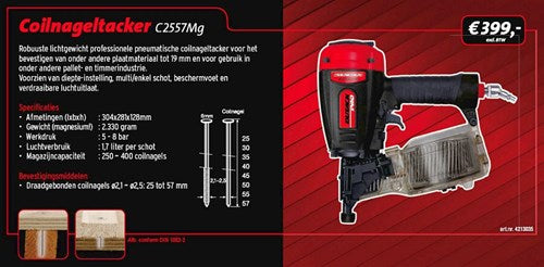 Dutack pro c2557mg | clous en bobine | 25 à 57mm - 4213035