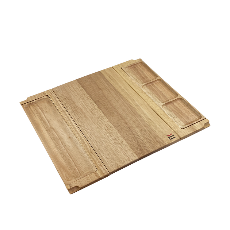 Planche à découper hollandaise triple teck 25x39x4cm
