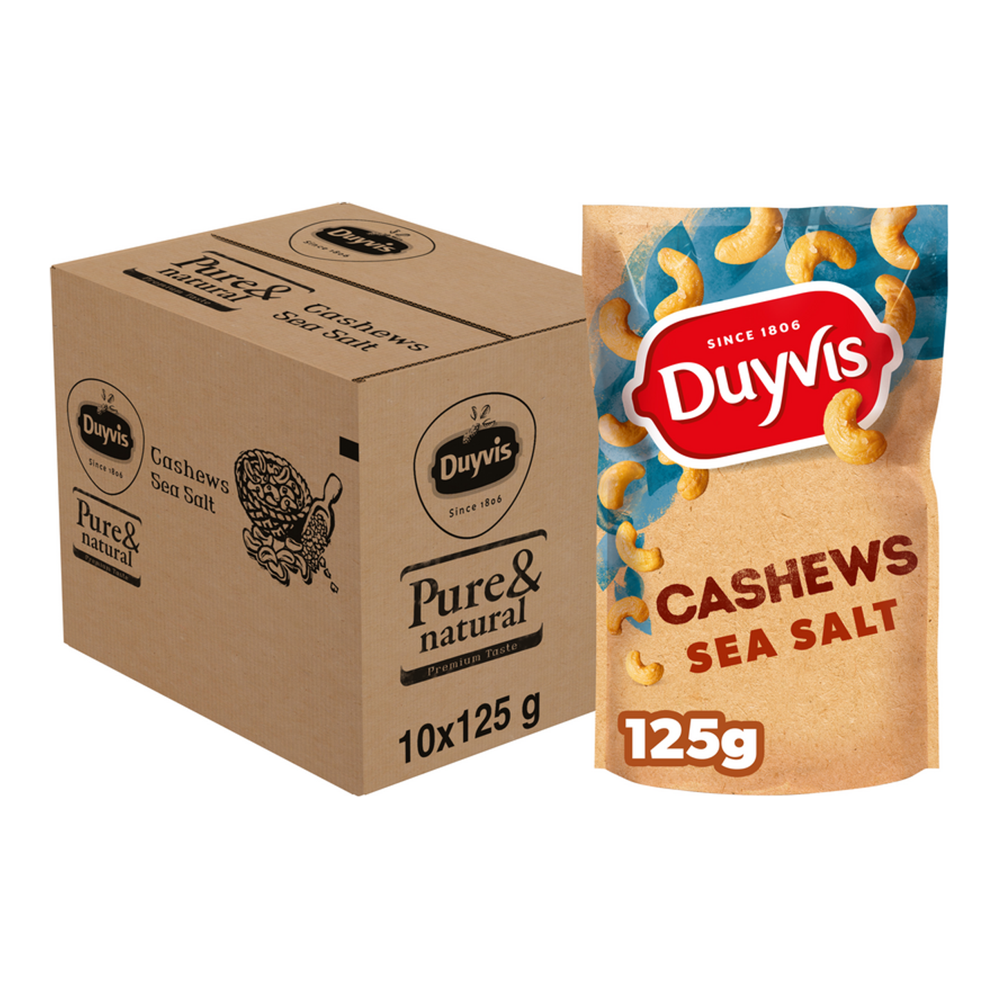 Sel marin de noix de cajou Duyvis (10x 125gr)