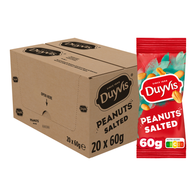 Pack portion salée cacahuètes Duyvis (20x 60gr)