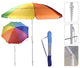Parasol BBQ couleur arc-en-ciel 220cm