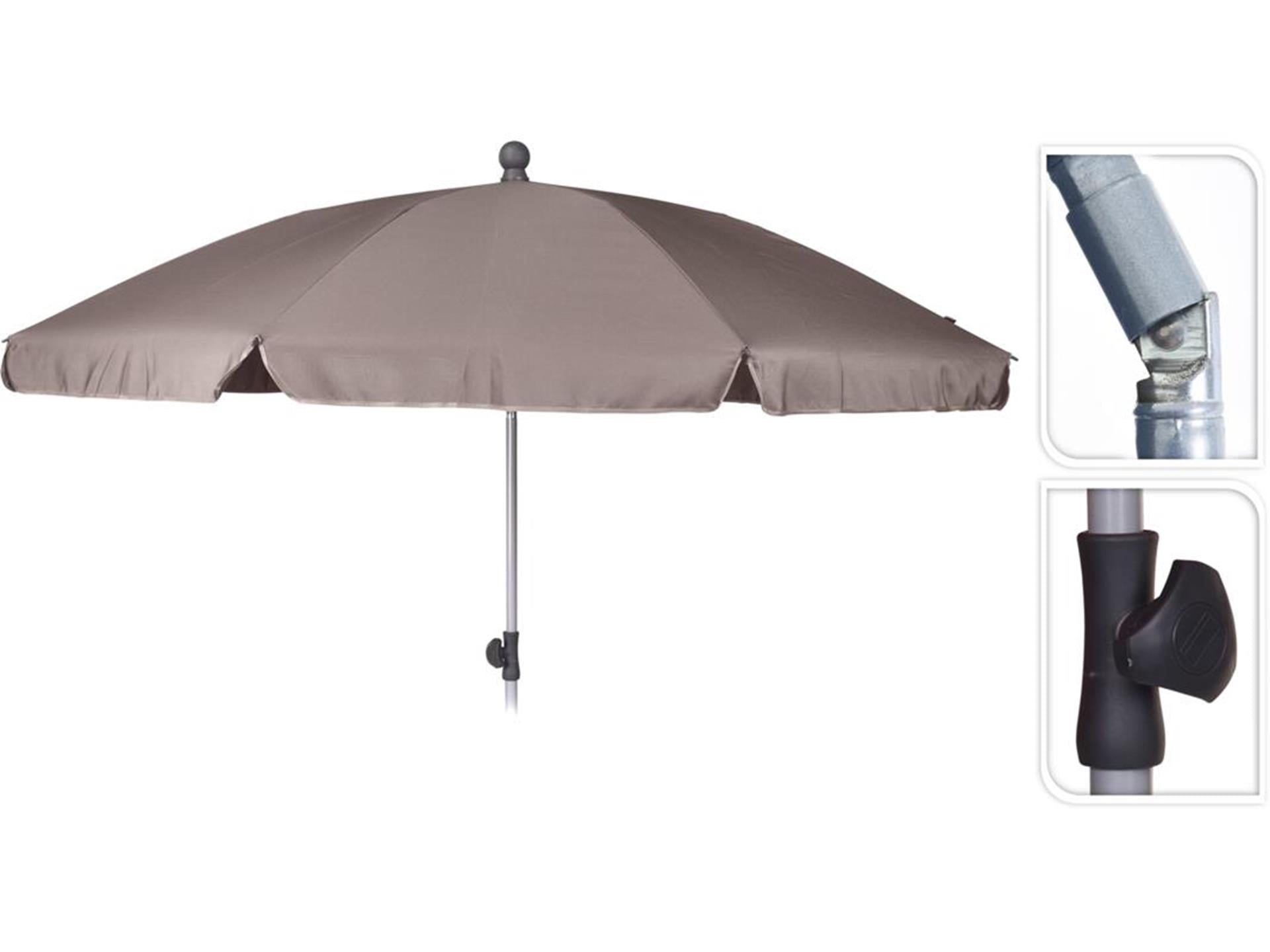 Parasol de jardin Pro ø200cm taupe