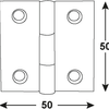Charnière Connex 50x50 a2 - dy2006765