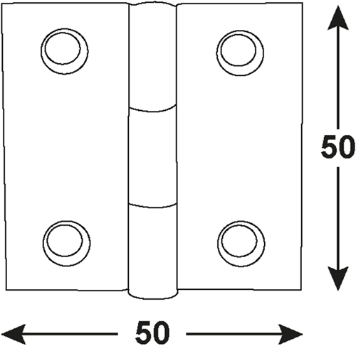 Charnière Connex 50x50 a2 - dy2006765