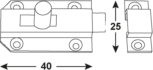 Curseur plat Connex 25x40 vni - dy2207241