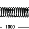 Connex tige filetée m5 1m inox - dy250692