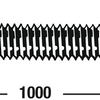 Connex tige filetée m4 1m vz - dy250700