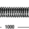 Connex tige filetée m10 1m vz - dy250704