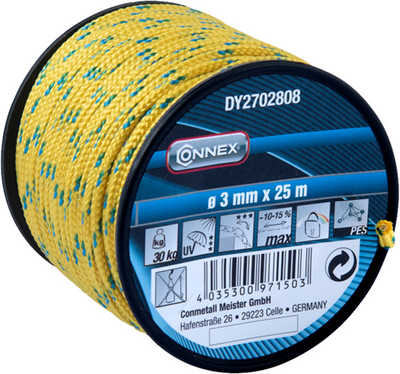 Corde Connex pes jaune 3mmx25m - dy2702808