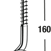 Crochet pivotant Connex 12x160 2 pcs avant - dy270542